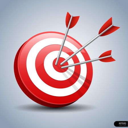 Мишень со стрелой