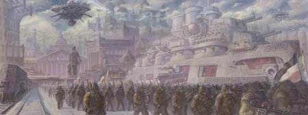 Дизельпанк Российская Империя арт