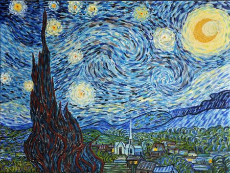 «Звёздная ночь» Ван Гог