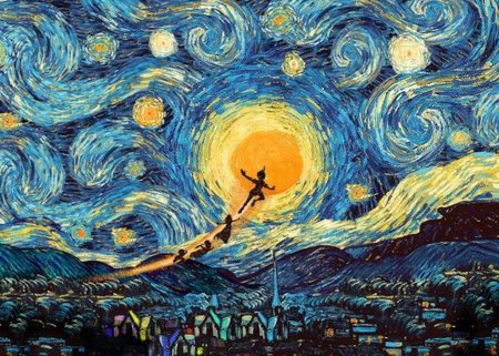 «Звёздная ночь» Ван Гог