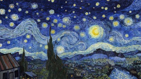 Винсент Ван Гог Звёздная ночь 1889