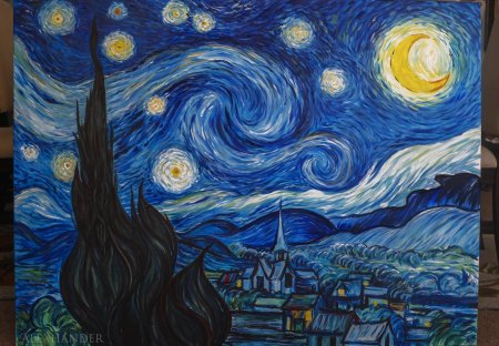 «Звёздная ночь» Ван Гог