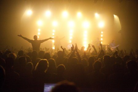 Концерт вид со сцены