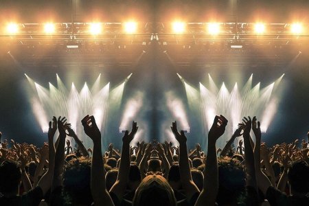 Рок концерт фон