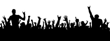 Рок концерт толпа