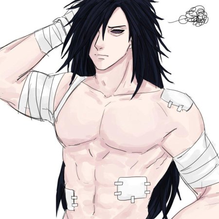 Мадара Учиха голый торс