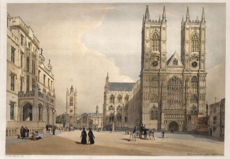 Вестминстерское аббатство Лондон 17 век