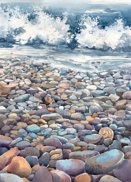 Море галька