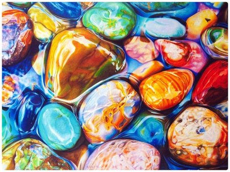 Морские камни живопись Эстер Рой