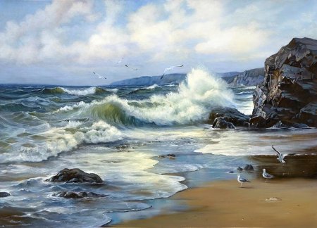 Чарльз Викери картины море