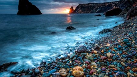 Яшмовый пляж в Крыму мыс Фиолент