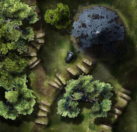 ДНД карта лес