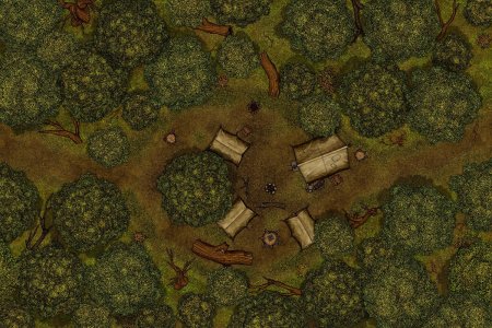 DND Forest Battle Map