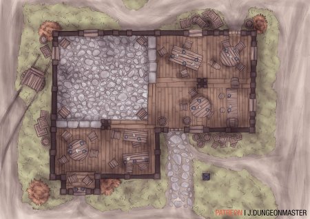 Карта таверны ДНД 5