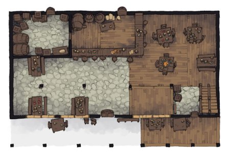 Таверна ДНД карта