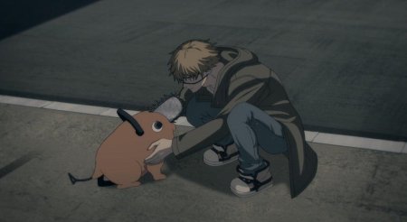 Человек бензопила кадры из аниме