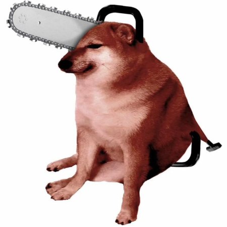 Собака бензопила