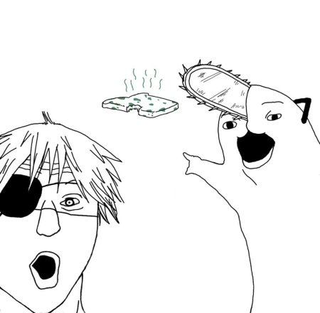 Человек бензопила меме