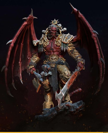 Warhammer 40000 Ангрон демон принц