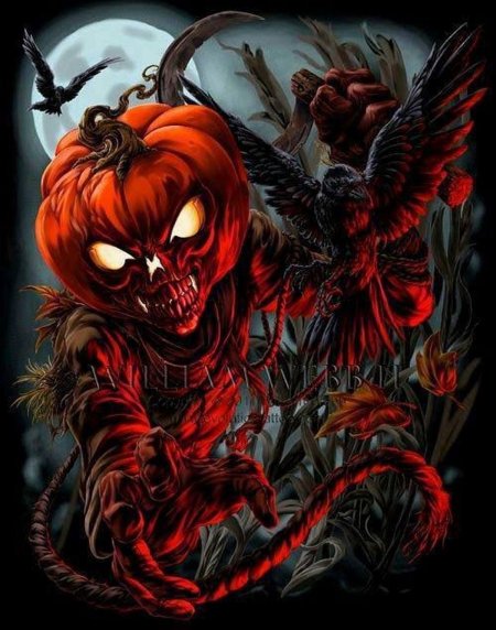 Хэллоуин арты страшные
