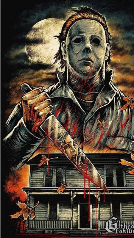 Хэллоуин Майкл Майерс арт