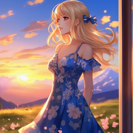 Платье аниме