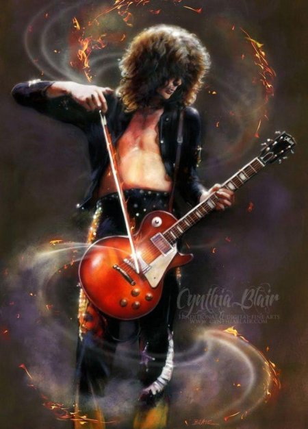 Джимми пейдж со смычком