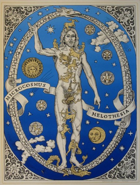 Гравюра микрокосм макрокосм