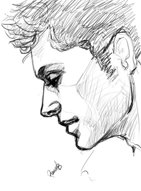 Скетч Дин Винчестер