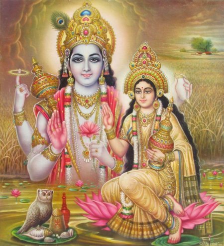 Вишну и Лакшми