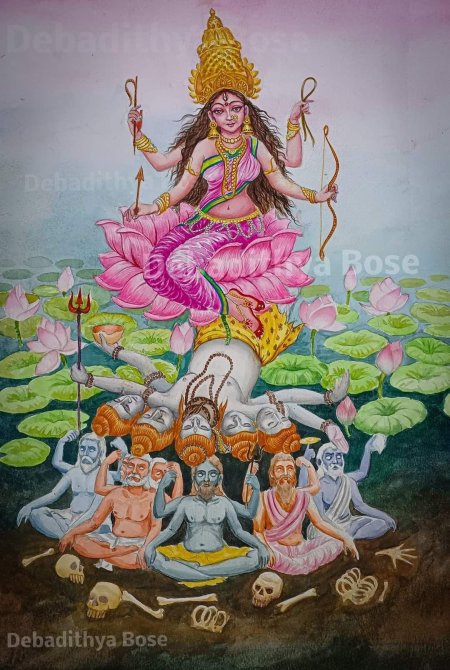 Белая тара тханка