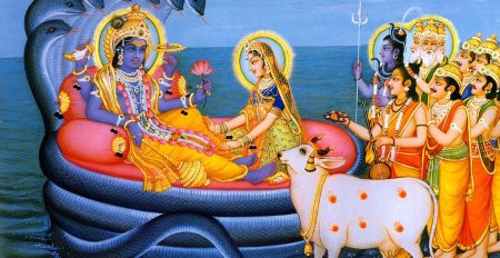 Ананта Шеша и Вишну