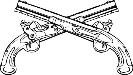 Дуэльные пистолеты 19 века