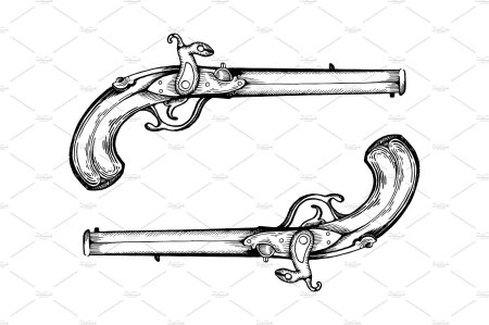 Дуэльные пистолеты 19 века