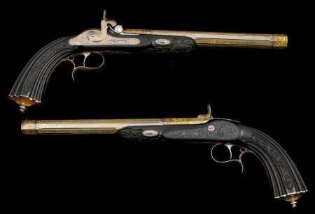 Дуэльные пистолеты Кухенройтера