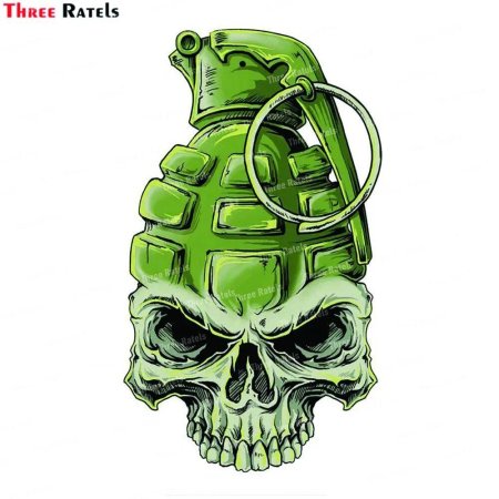 Граната череп