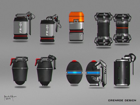 Гранаты Sci Fi