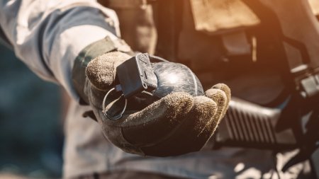 Граната в руке