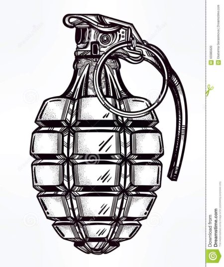 Граната ф1 тату