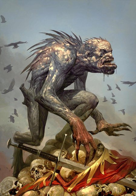 Альгуль Ведьмак 3 Бестиарий