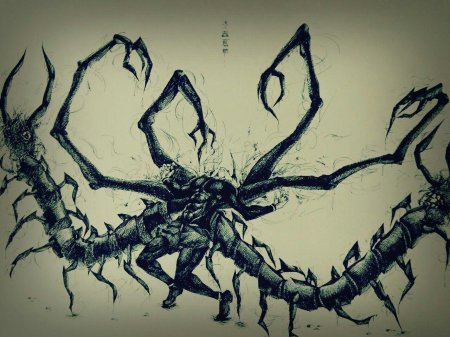 Токийский гуль многоножка