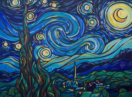 «Звёздная ночь» Ван Гог