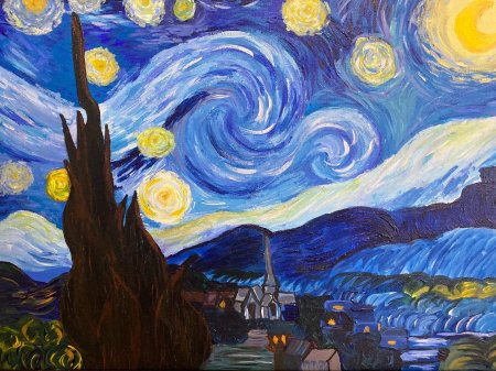 «Звёздная ночь» Ван Гог