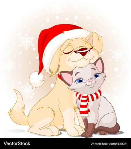 Новогодний кот