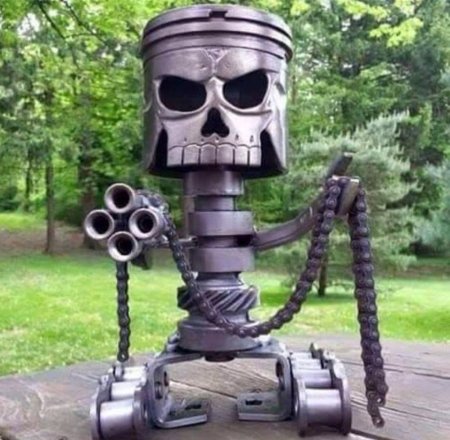 Фигурки из поршней