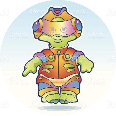 Инопланетянин в скафандре