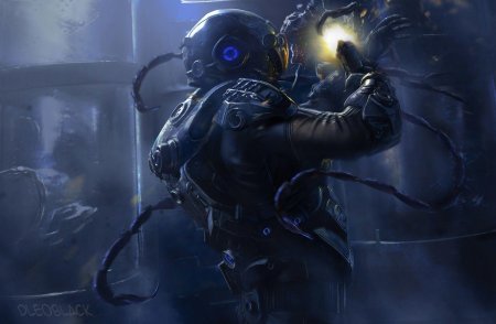 Биопанк скафандр