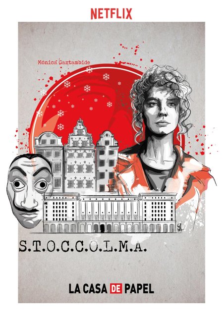 La casa de papel Постер