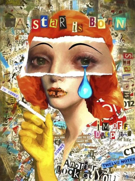 Коллаж в стиле поп арт