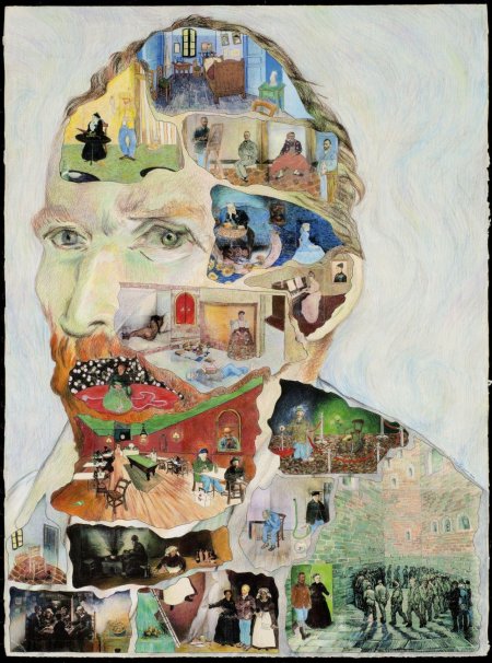 Живопись коллаж